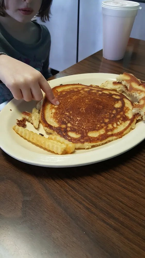 3 Pancakes Bacon or Sausage