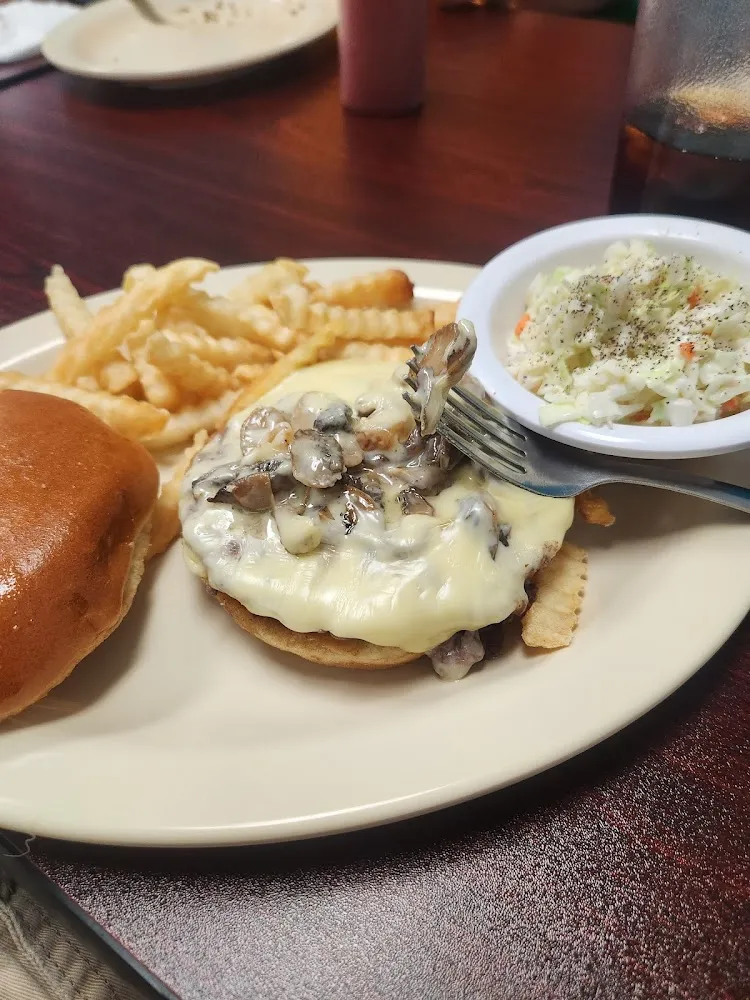 Mushroom Swiss Burger